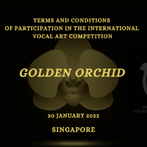 English Golden Orchid COMPETITION